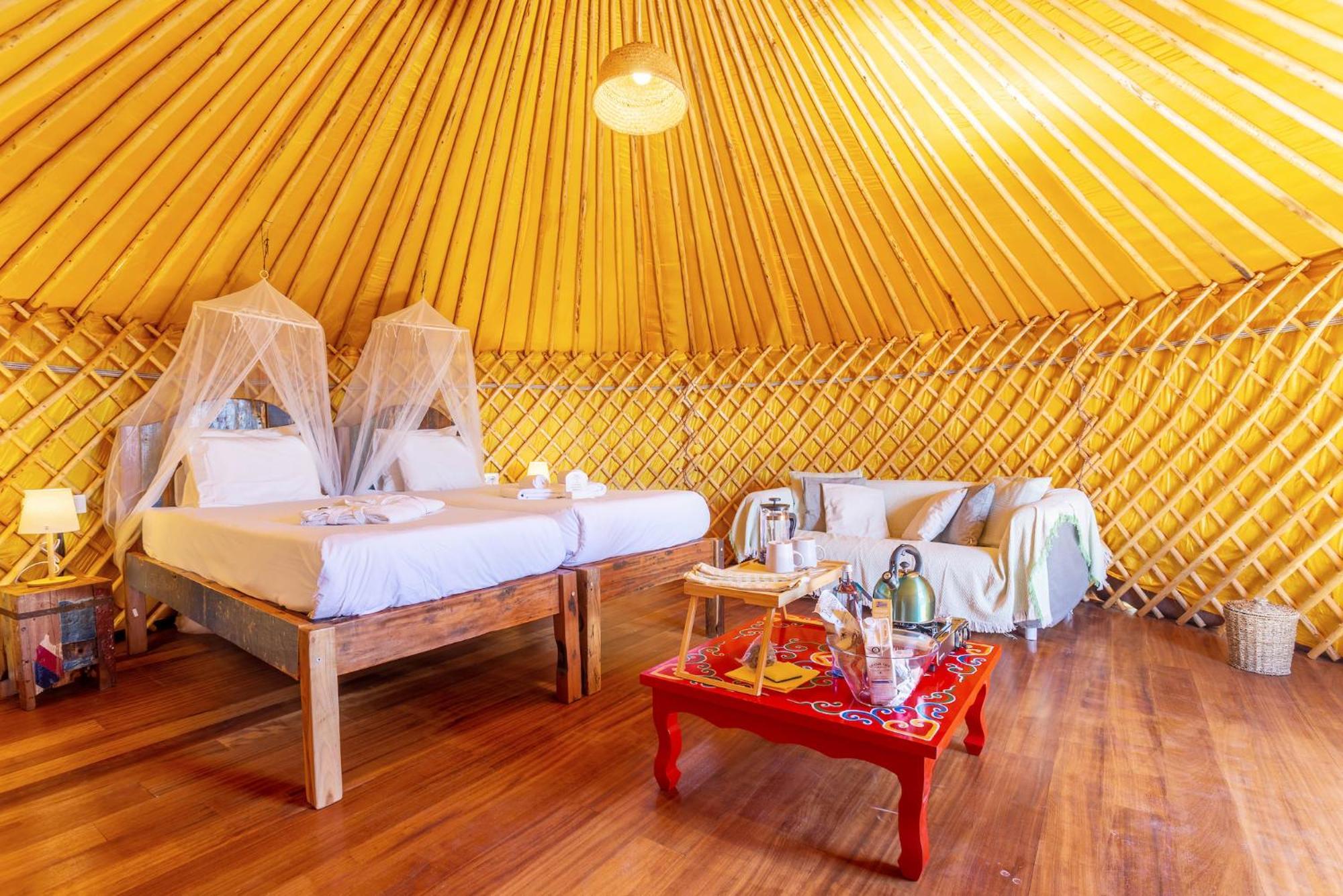 Finca De Arrieta Village - Yurts And Stone Cottages - Shared Pool - Walking Distance To Arrieta Beach - Off Grid Tabayesco Exterior photo